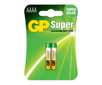 Bateria lub akumulatorek GP Baterie alkaliczne Super AAAA/LR61 1,5V (2 sztuki)